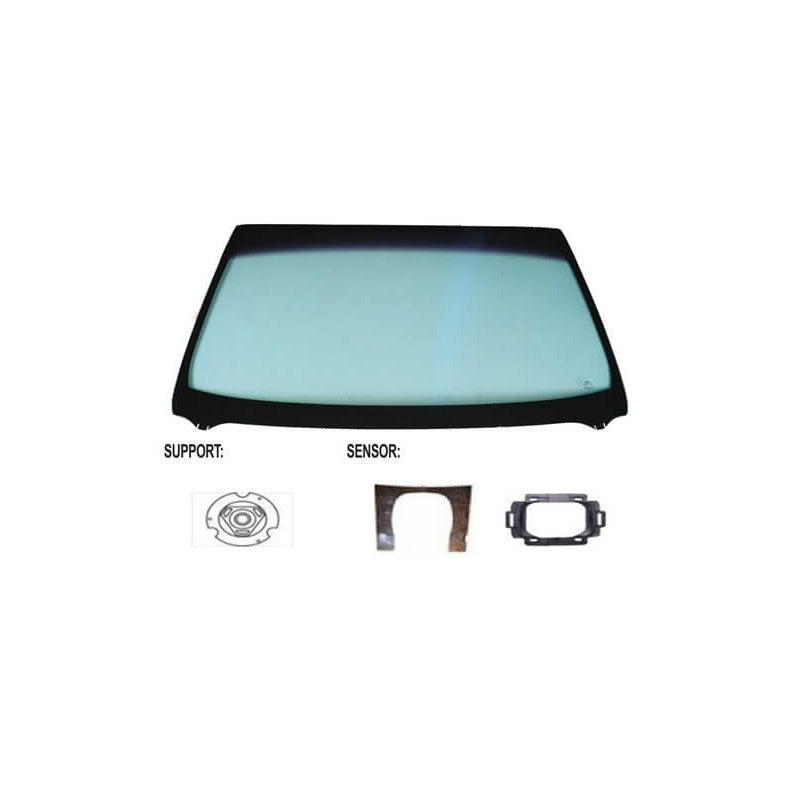 Pare-brise avant teinté vert athermique pour capteur Citroën C5 2 depuis 2008