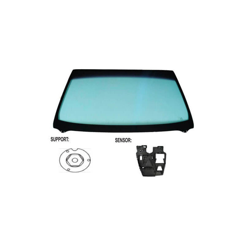 Pare-brise avant teinté vert athermique pour capteur et caméra Ford Focus 3 2011-2018