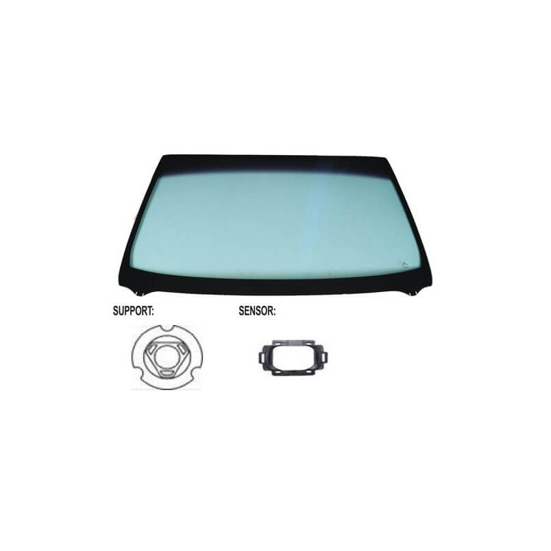 Pare-brise avant teinté vert athermique pour capteur Peugeot 3008 2009-2016