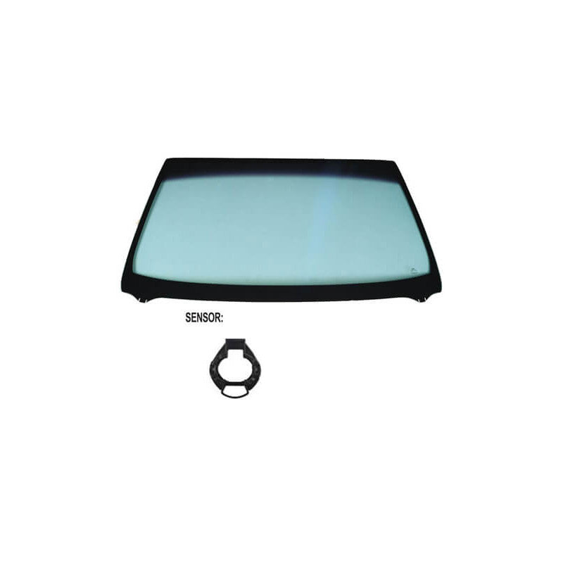 Pare-brise avant teinté vert bande grise acoustique pour capteur rond Audi A4 4 B8 2008-2015