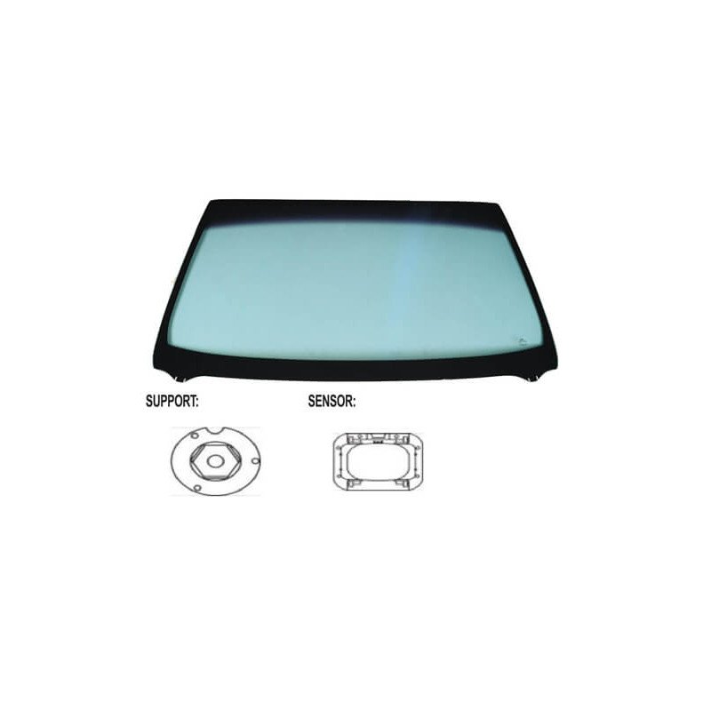 Pare-brise avant teinté vert chauffant pour capteur Ford Focus 2 2004-2010