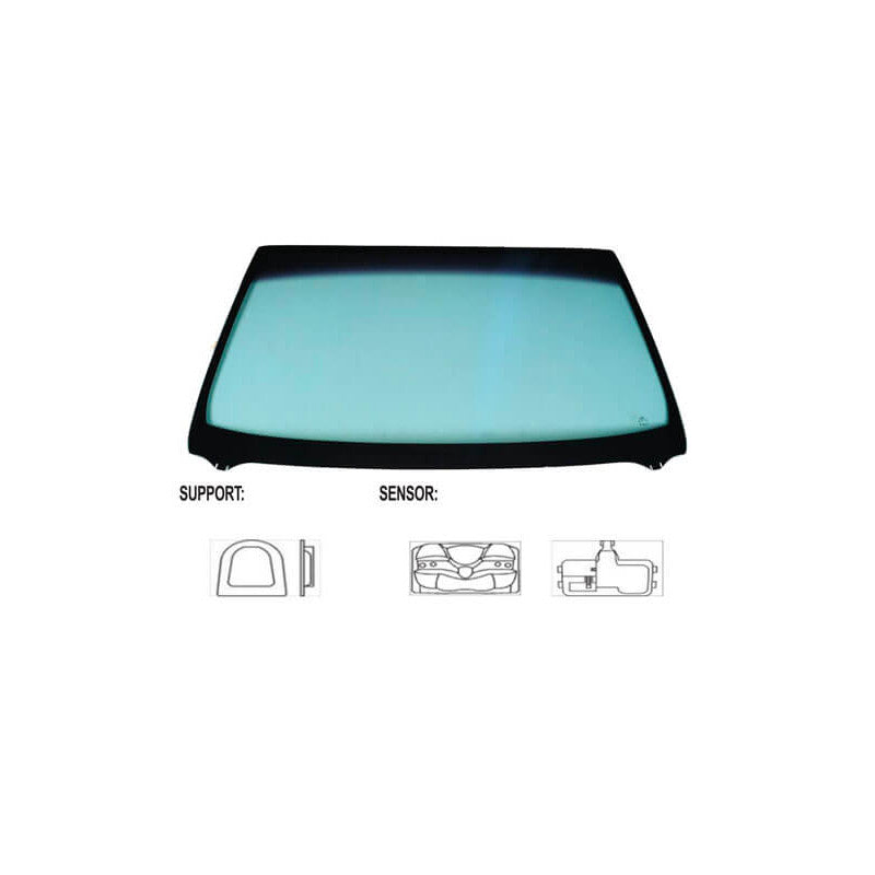 Pare-brise avant teinté vert pour capteur Opel Insignia A 2008-2017