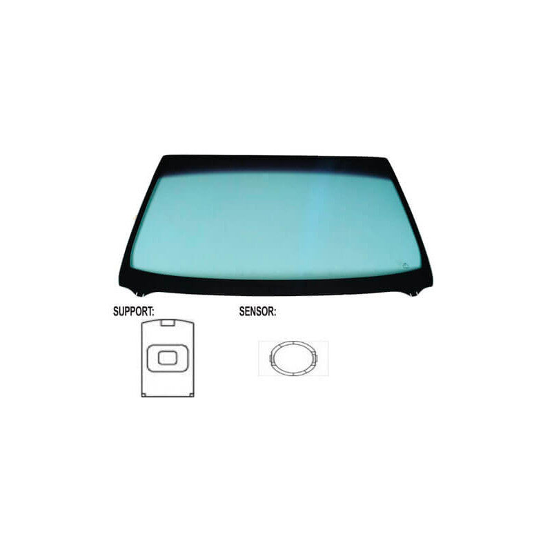 Pare-brise avant teinté vert pour capteur Renault Laguna 3 2007-2015