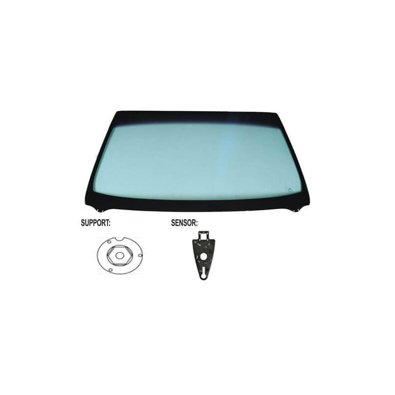 Pare-brise avant vert teinté athermique capteur et antenne Ford C-Max 2 depuis 2010