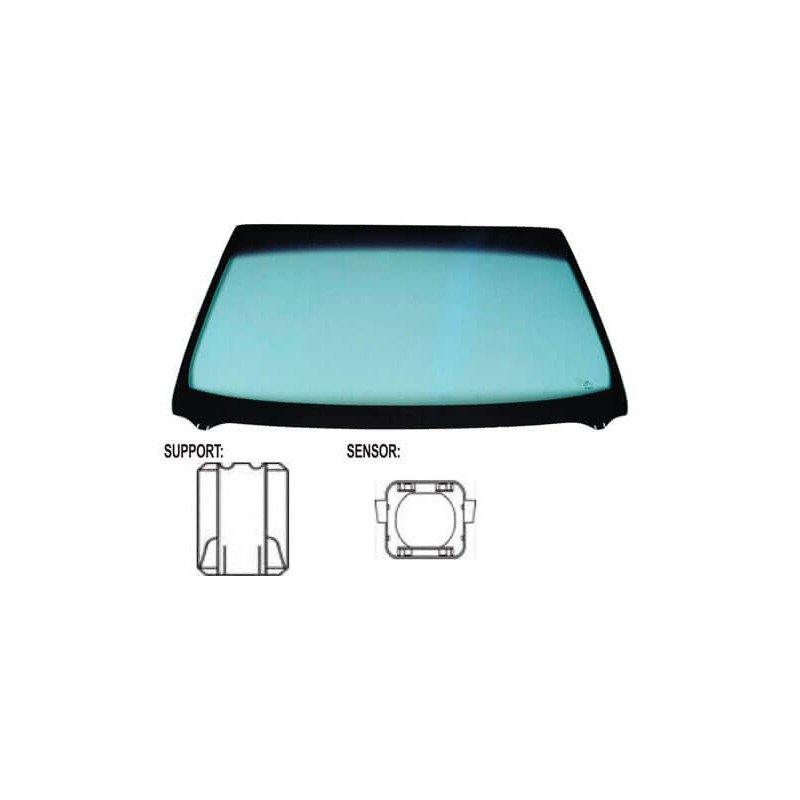 Pare-brise teinté vert pour capteur Opel Astra H 2004-2009
