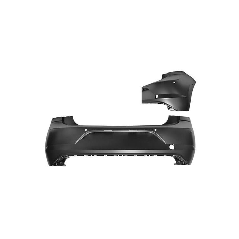 Pare-choc arrière à peindre avec 6 trous radars Volkswagen Polo 6 phase 1 2017-2021