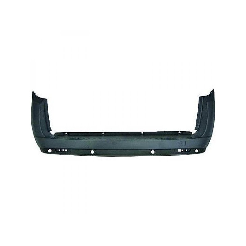 Pare-choc arrière à peindre avec trous radars 1 porte Fiat Doblo 2 depuis 2010
