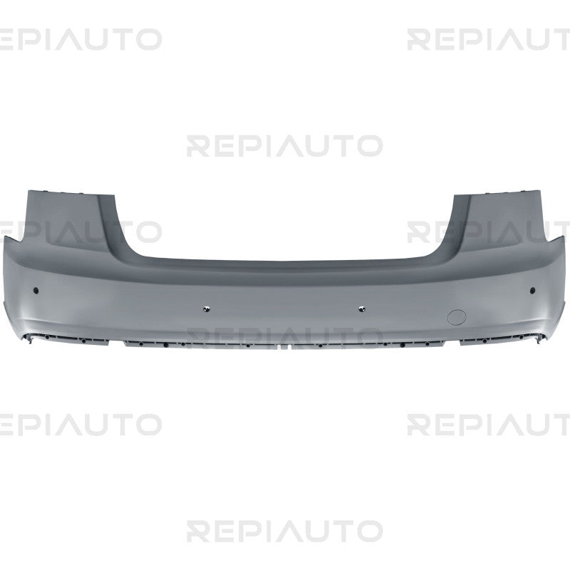 Pare-choc arrière à peindre avec trous radars Audi A6 4 (4G2-C7-4GC) phase 2 2014-2018