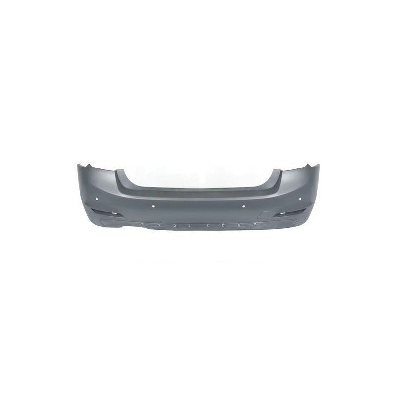 Pare-choc arrière à peindre avec trous radars double sortie d'echappement à gauche Modern/Luxury/Sport BMW Serie 3 F30 phase 1 2012-2015