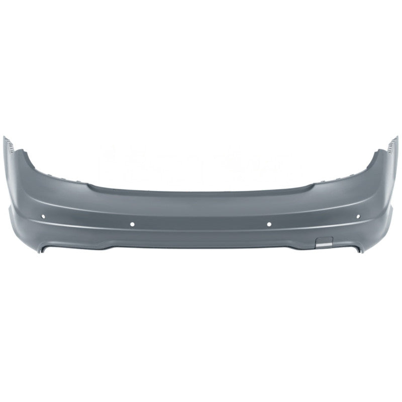 Pare-choc arrière à peindre avec trous radars modèle AMG Mercedes Classe C W204 phase 2 2011-2013