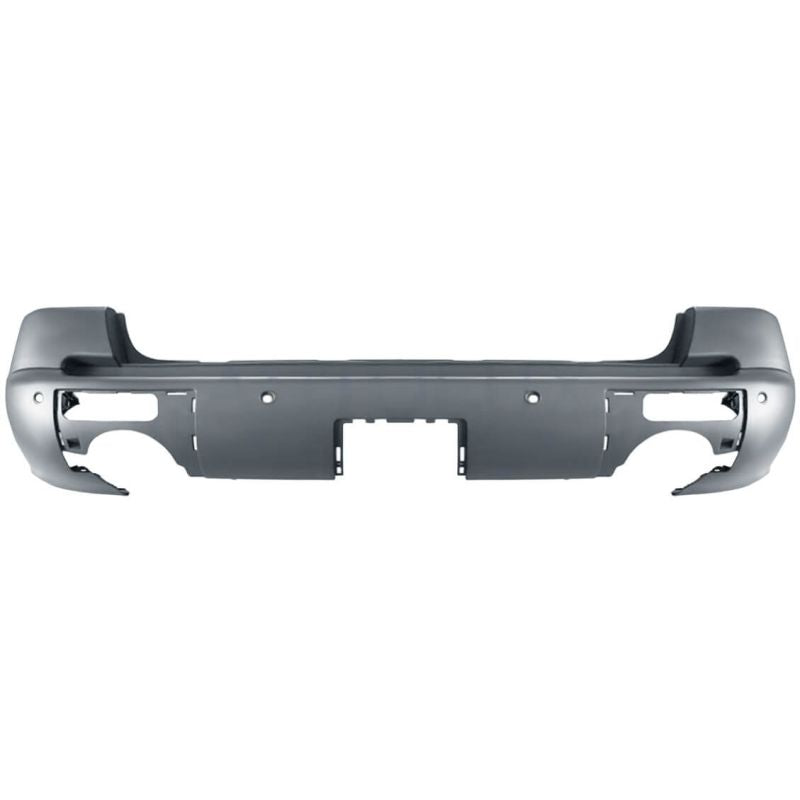 Pare-choc arrière à peindre avec trous radars modèle Sport Mercedes ML (W163) phase 1 1998-2001