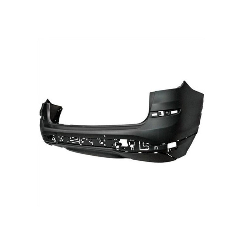 Pare-choc arrière à peindre avec trous radars/moulure et échappement double à gauche modèle X-Line BMW X3 2 F25 phase 2 2014-2017