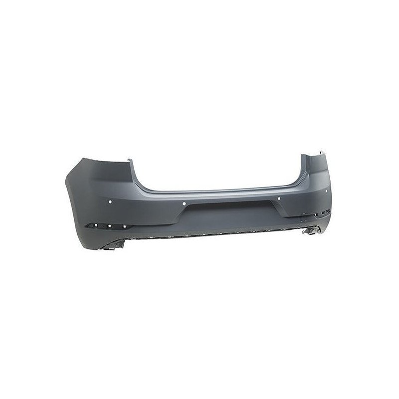 Pare-choc arrière à peindre avec 4 trous pour radars Volkswagen Golf 7 phase 2 2017-2020