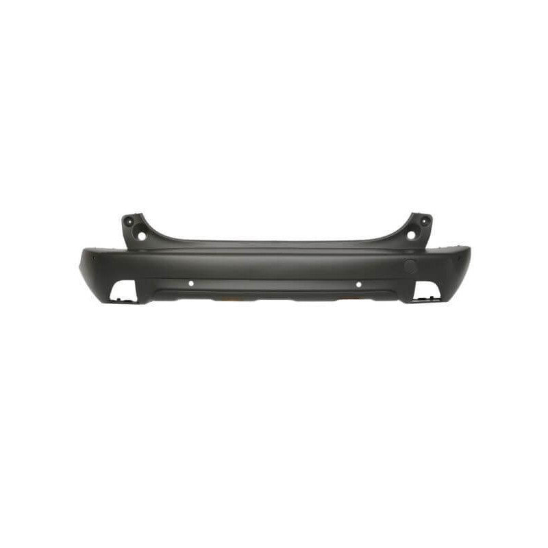 Pare-choc arrière central noir avec trous radars Peugeot 2008 1 2013-2019