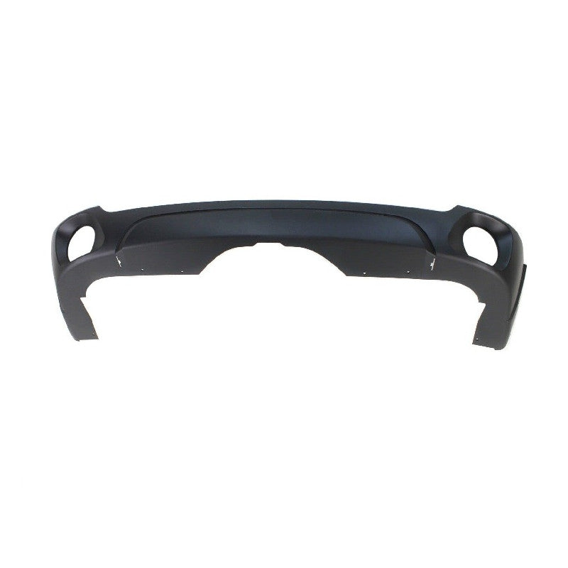 Pare-choc arrière inférieur noir avec trous moulure et échappement arrondi Expérience/Excellence BMW X5 3 F15 2013-2019