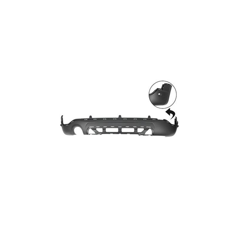 Pare-choc arrière inférieur noir avec trous radars Mini Countryman F60 phase 2 2020-2024