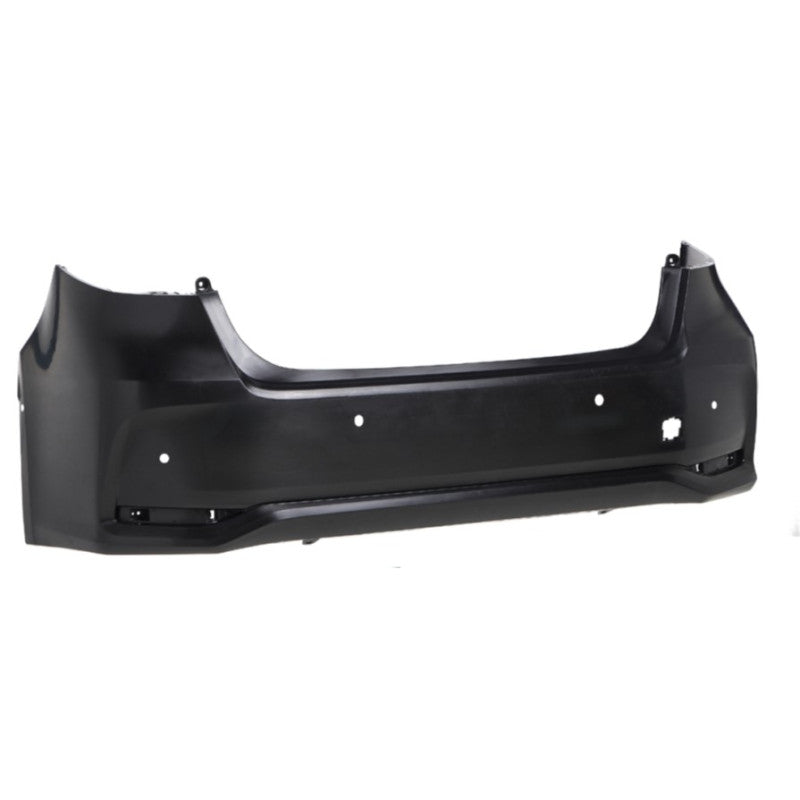 Pare-choc arrière noir avec 6 trous radars Sedan Toyota Corolla E210 2019-2023