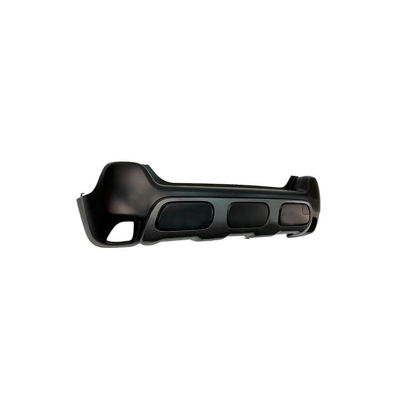 Pare-choc arrière noir avec moulure Citroën C3 Aircross phase 1 depuis 2017