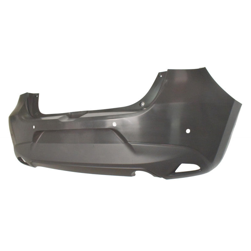Pare-choc arrière noir avec trous radars Mazda 2 2014-2019