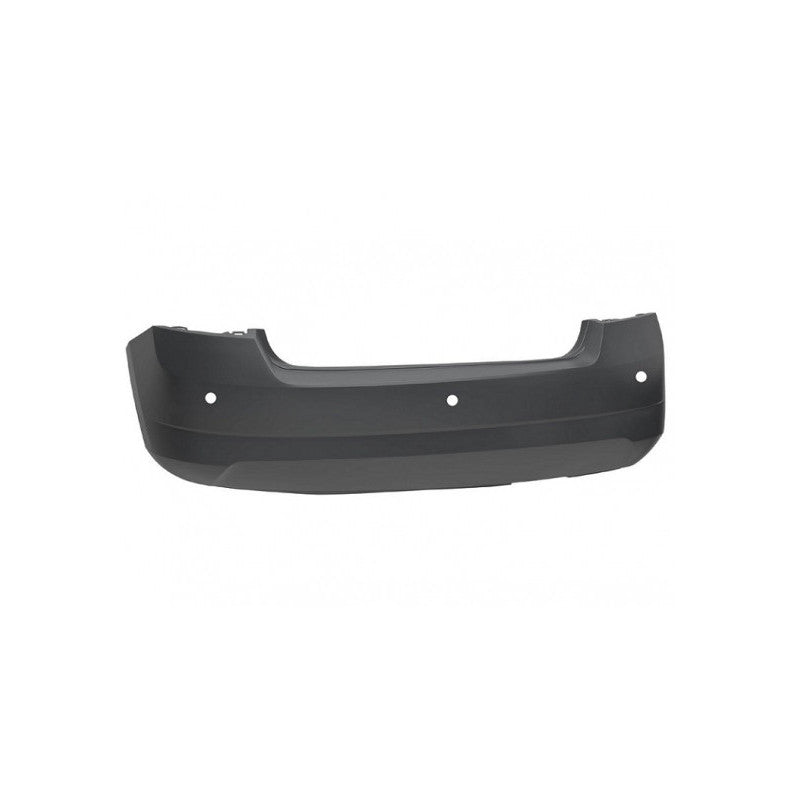 Pare-choc arrière noir avec trous radars Skoda Fabia 3 phase 1 2014-2018