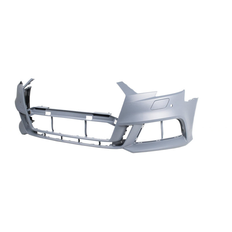 Pare-choc avant à peindre avec 2 trous pour radars S-Line Audi A3 et A3 Sportback 8V phase 2 2016-2020