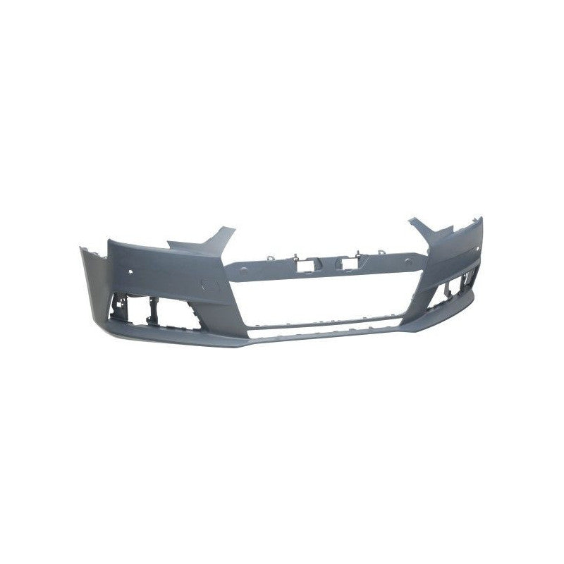 Pare-choc avant à peindre avec 2 trous radars Audi A4 5 B9 phase 1 2015-2019