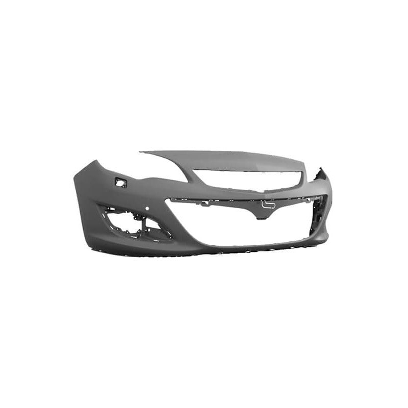 Pare-choc avant à peindre avec 2 trous radars et lave-phares Opel Astra J phase 2 2012-2015