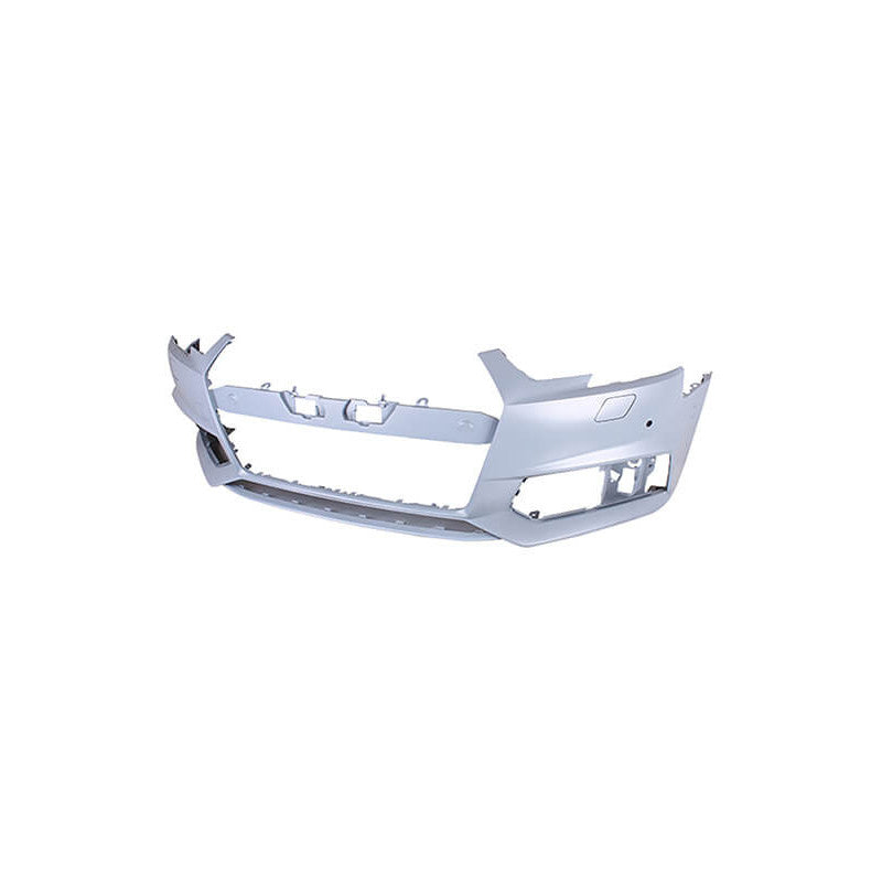 Pare-choc avant à peindre avec 4 trous radars et lave-phares S-line Audi A4 5 B9 phase 1 2015-2019