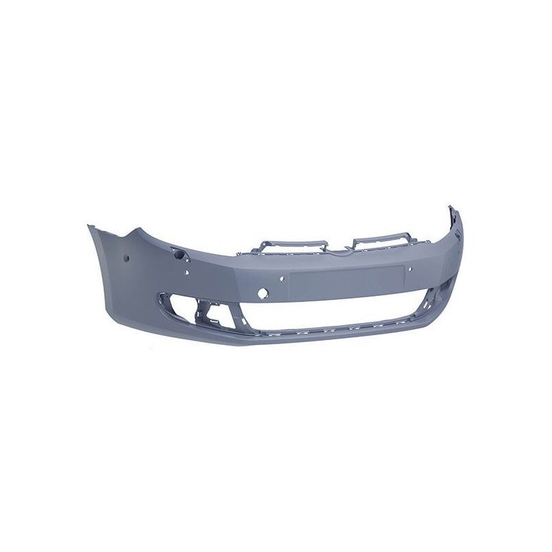 Pare-choc avant à peindre avec 6 trous pour radars et lave-phares Volkswagen Golf 6 2008-2012