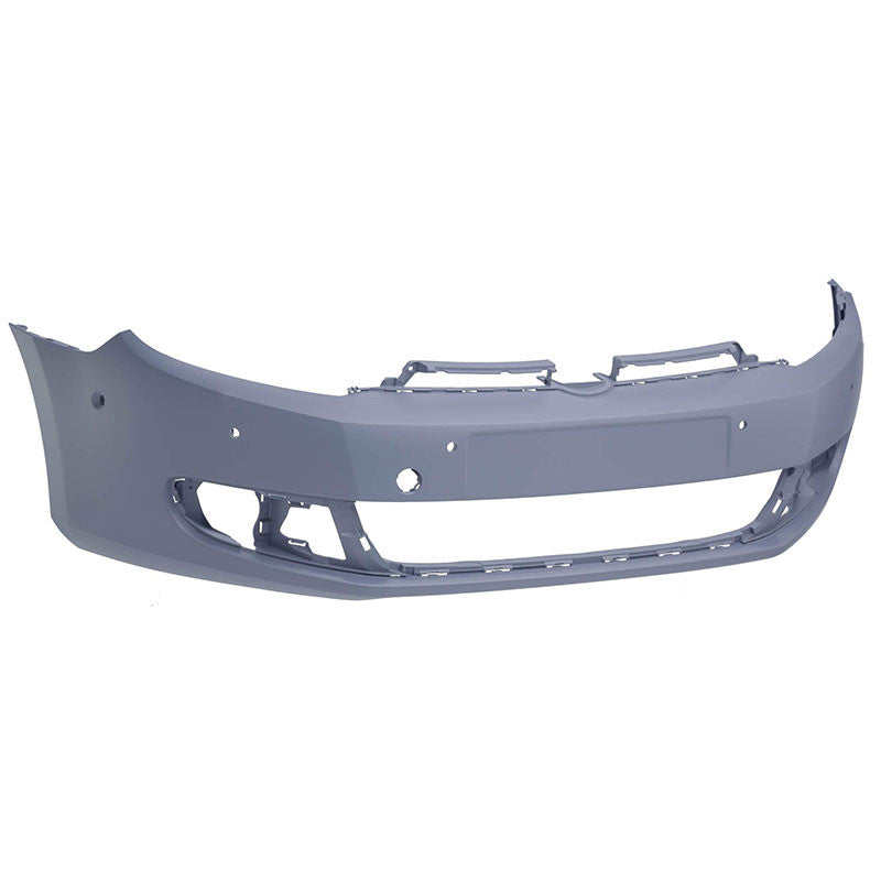 Pare-choc avant à peindre avec 6 trous pour radars Volkswagen Golf 6 2008-2012