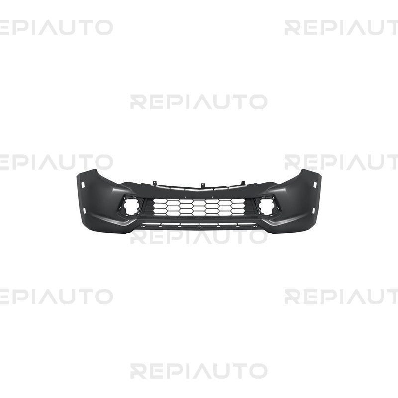 Pare-choc avant à peindre avec trou moulure d'aile 4WD Mitsubishi L200 Triton KJ/KK/KL phase 1 2015-2019