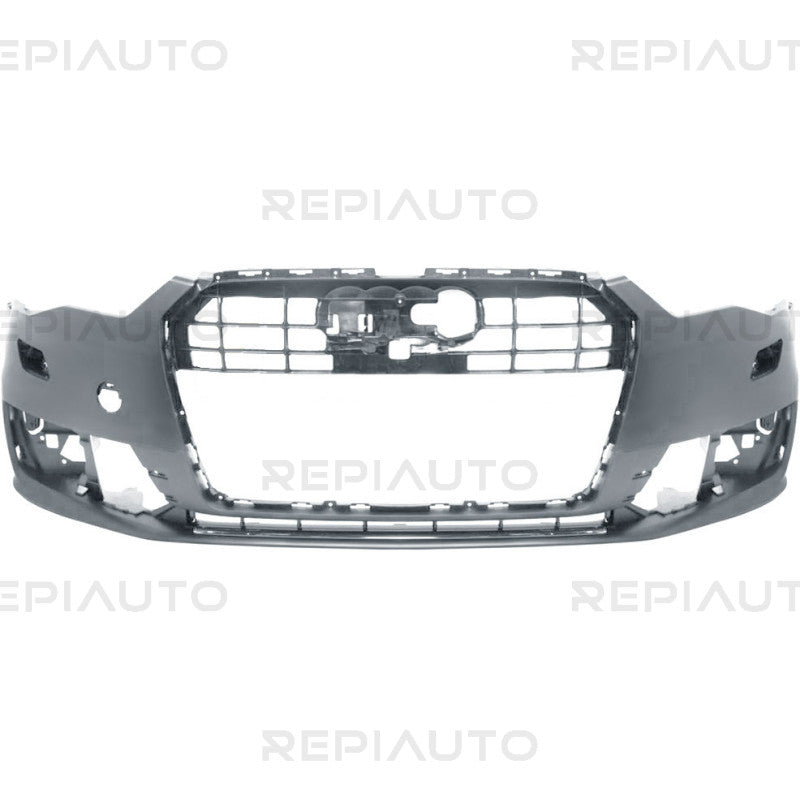 Pare-choc avant à peindre avec trous lave-phares Audi A6 4 (4G2-C7-4GC/4G5-C7-4GD) phase 2 2014-2018