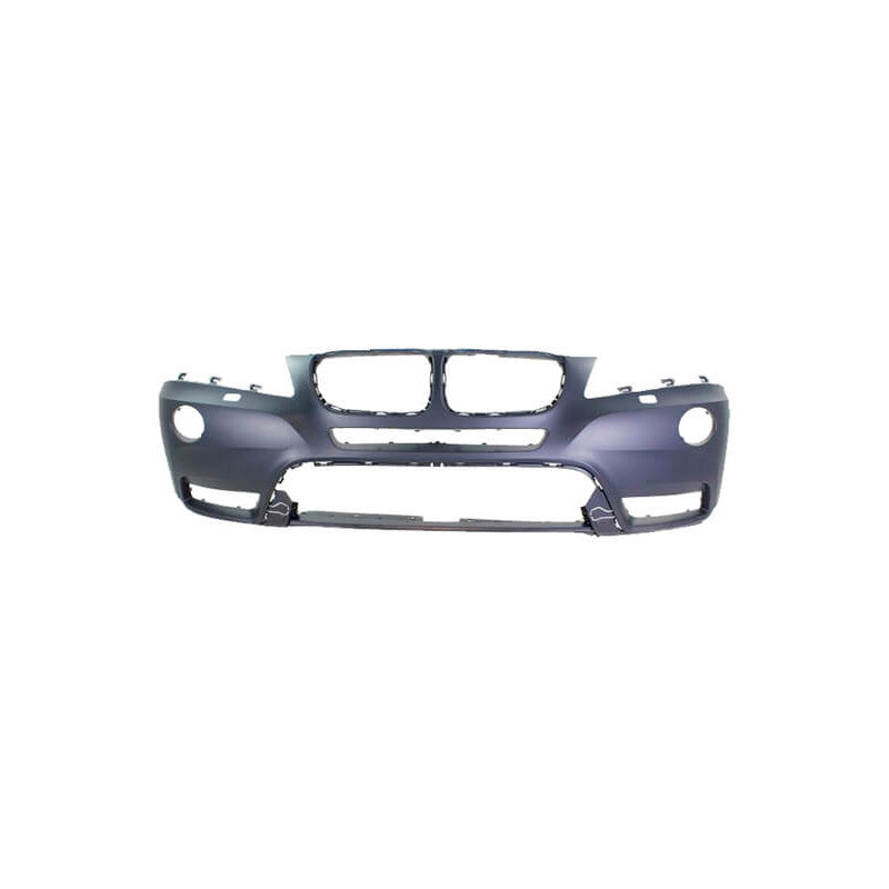 Pare-choc avant à peindre avec trous lave-phares BMW X3 2 F25 phase 1 2010-2014