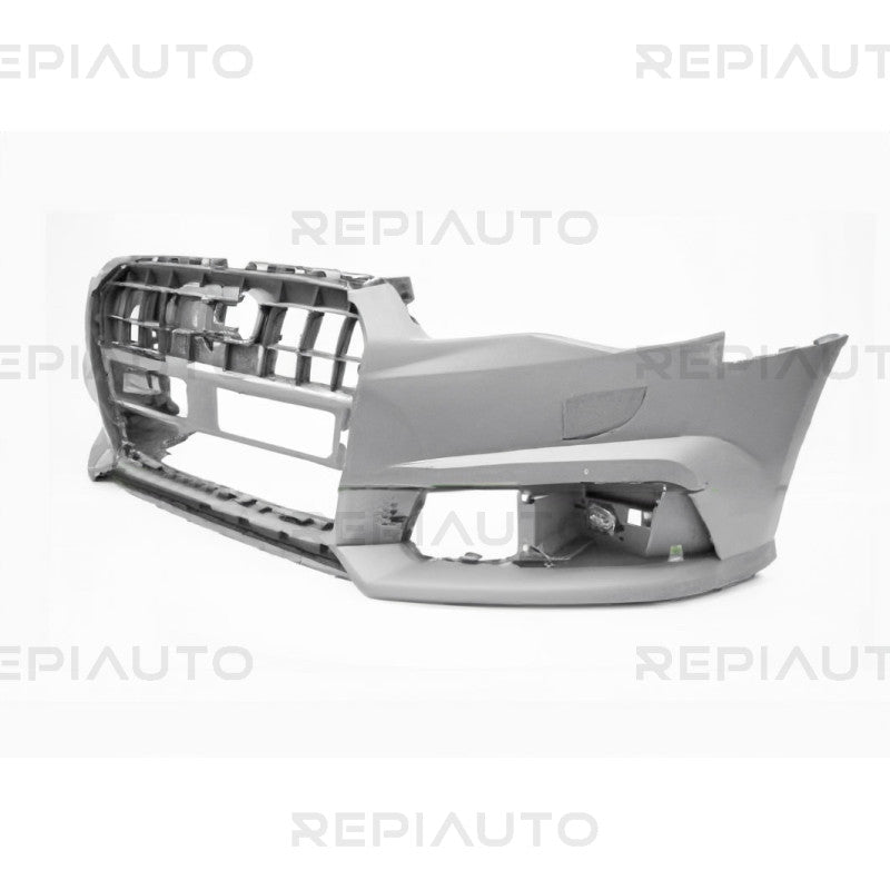 Pare-choc avant à peindre avec trous lave-phares et radars Audi A6 4 (4G2-C7-4GC/4G5-C7-4GD) phase 2 2014-2018