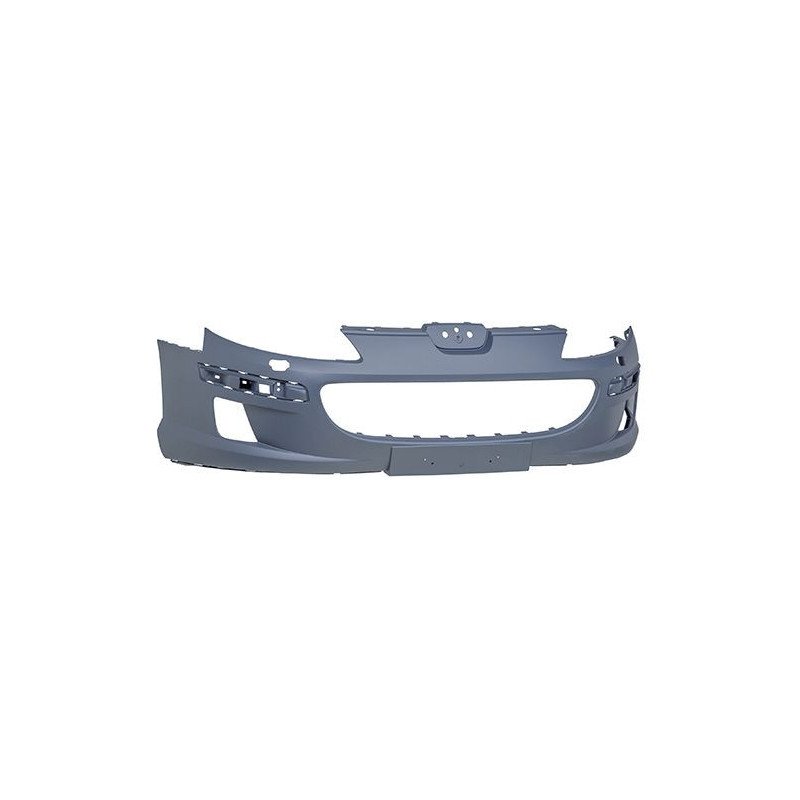 Pare-choc avant à peindre avec trous lave phares Peugeot 407 2004-2011