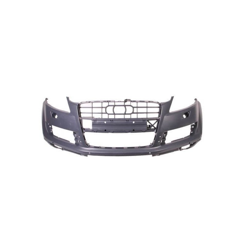 Pare-choc avant à peindre avec trous radars et lave-phares Audi Q7 2006-2009