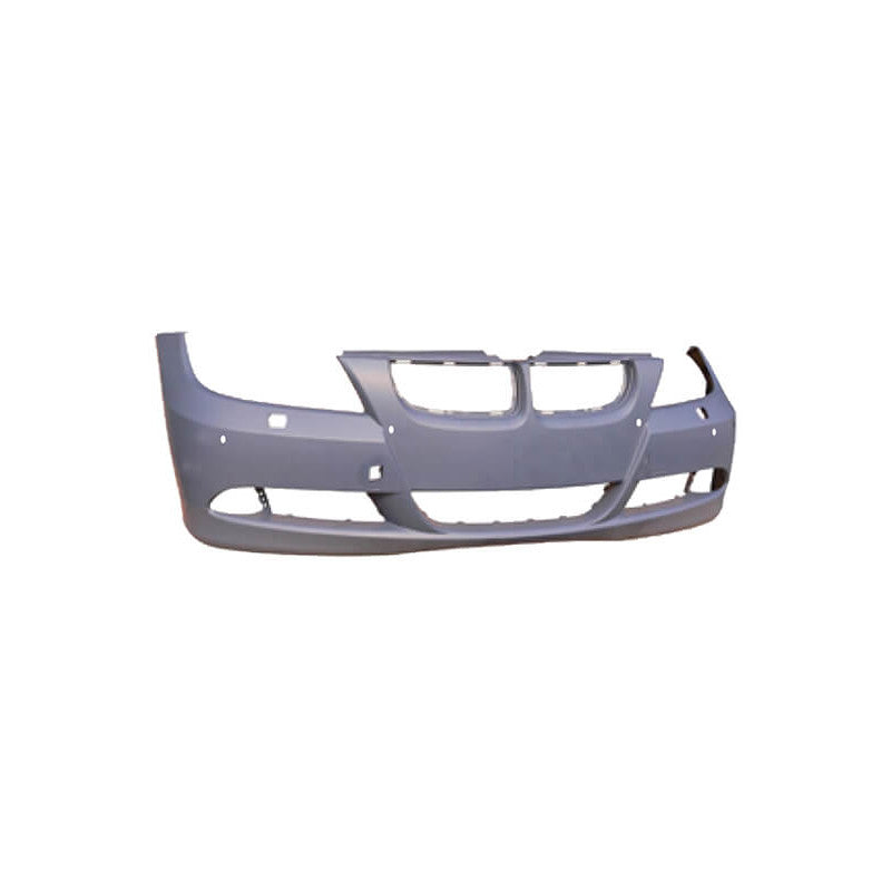 Pare-choc avant à peindre avec trous radars et lave-phares BMW Serie 3 E90/E91 phase 1 2005-2008