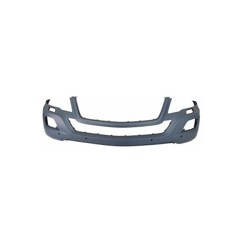 Pare-choc avant à peindre avec trous radars et lave-phares Mercedes ML W164 phase 2 2008-2011