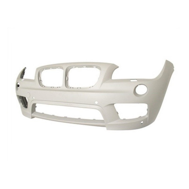Pare-choc avant à peindre avec trous radars et lave-phares modèle M-Tech BMW X1 E84 phase 1 2009-2012