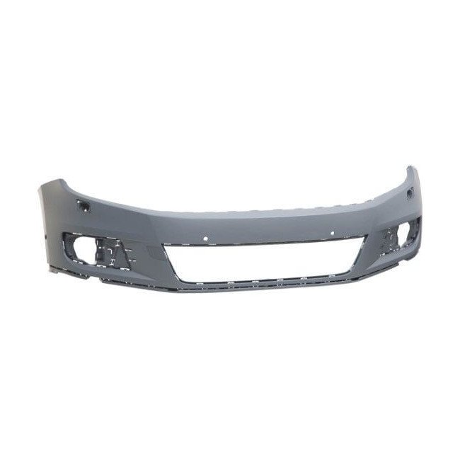 Pare-choc avant à peindre avec trous radars et lave-phares Volkswagen Tiguan 1 phase 2 2011-2016