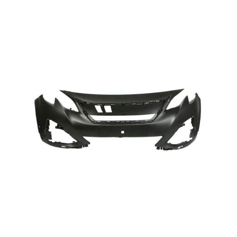 Pare-choc avant à peindre pour LED avec 2 trous radars Peugeot 3008 phase 1 GT Line 2016-2020