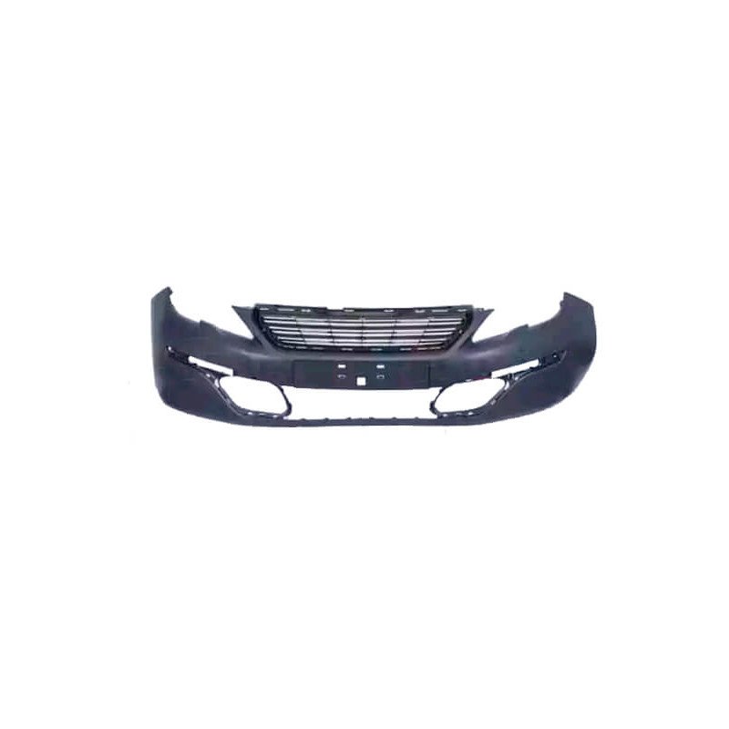 Pare-choc avant à peindre sans trous pour anti-brouillard Peugeot 308 2 phase 1 2013-2017