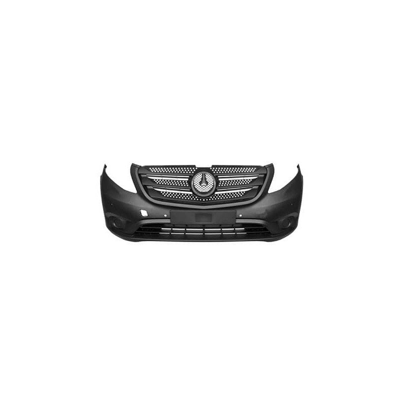 Pare-choc avant gris avec trous radars Mercedes Vito W447 2014-2019