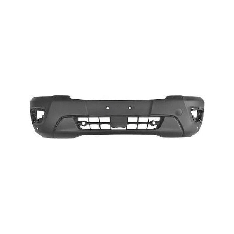 Pare-choc avant inférieur noir avec trous radars Ford Transit MK8 phase 2 depuis 2019