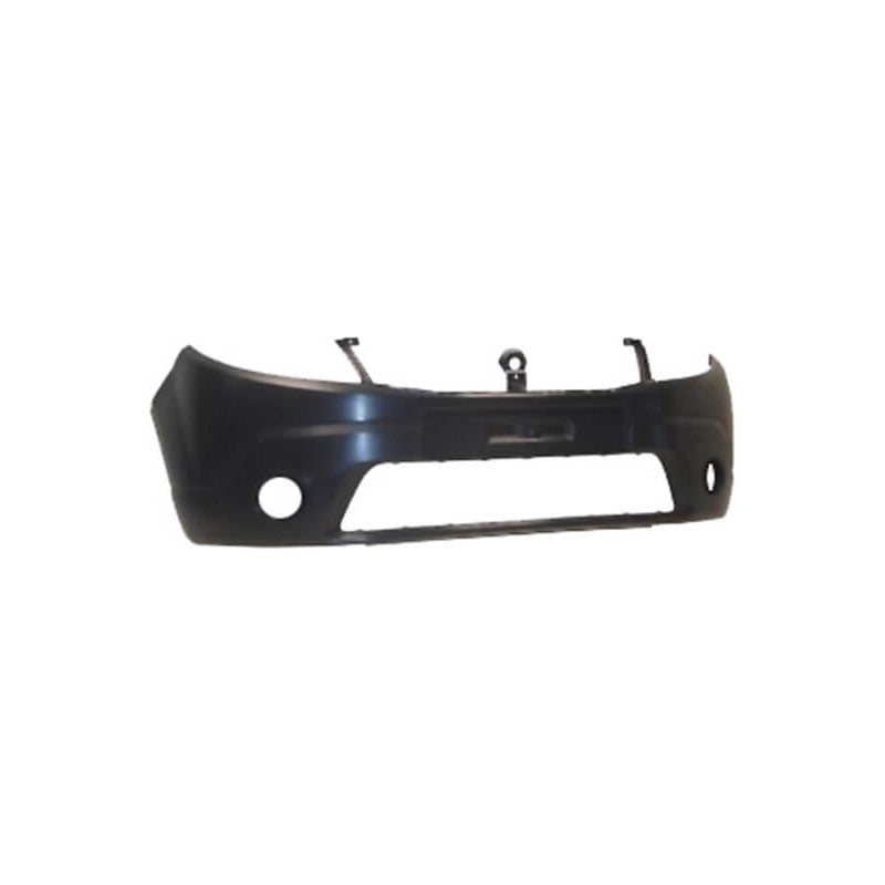 Pare-choc avant noir avec trous anti-brouillards Dacia Sandero 1 2008-2012