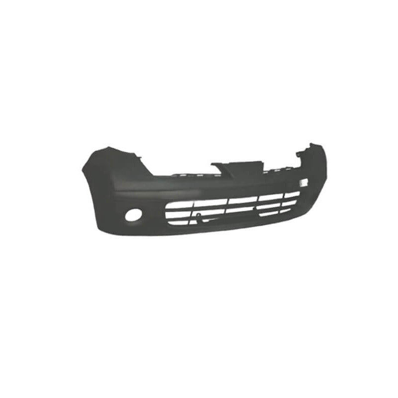 Pare-choc avant noir avec trous anti-brouillards Nissan Micra K12 phase 2 et 3 2005-2010