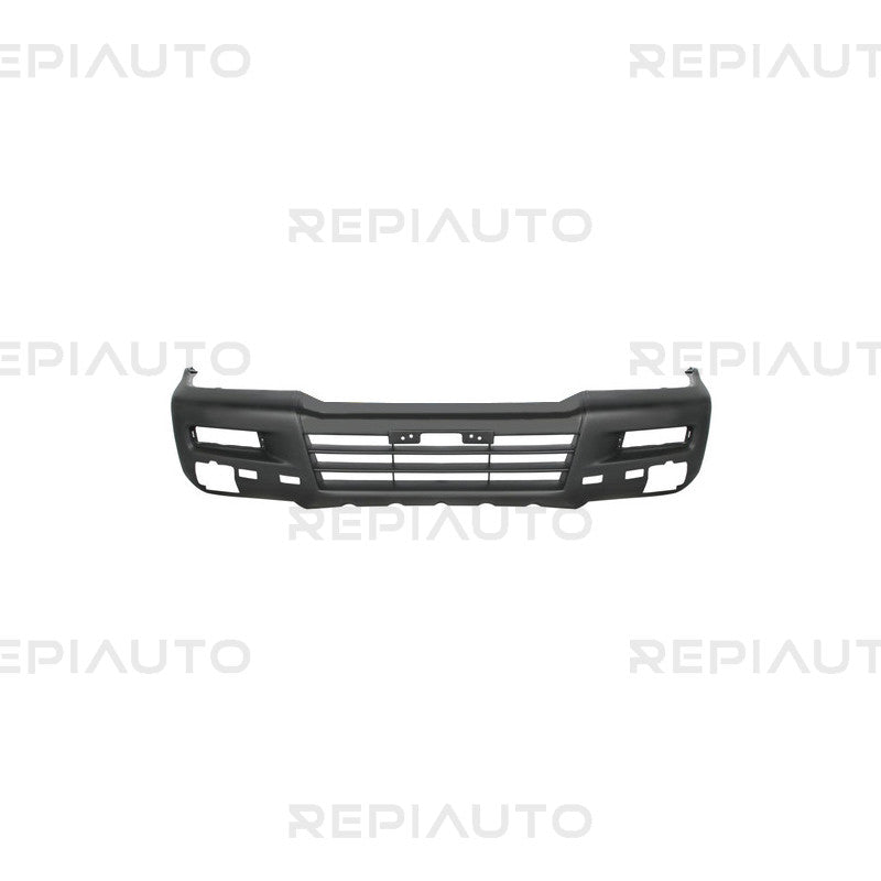Pare-choc avant noir avec trous moulure d'aile et anti-brouillards Mitsubishi L200 Pick-Up K6T/K7T 2001-2005