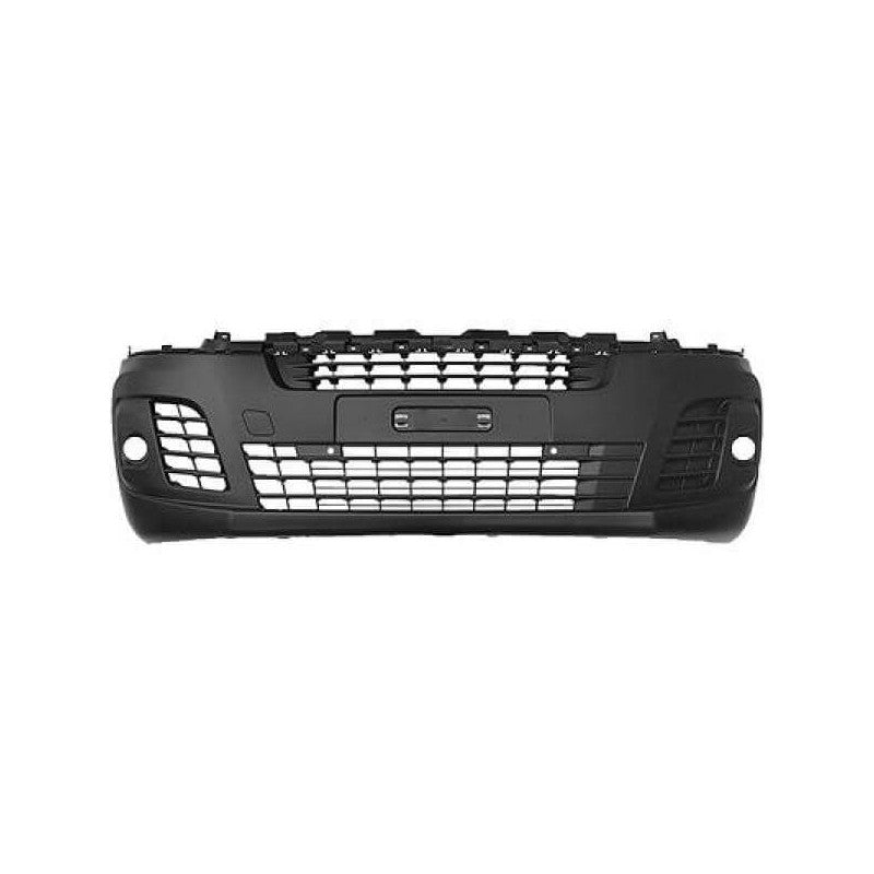 Pare-choc avant noir avec trous pour anti-brouillards et 6 radars Citroën Jumpy depuis 2016