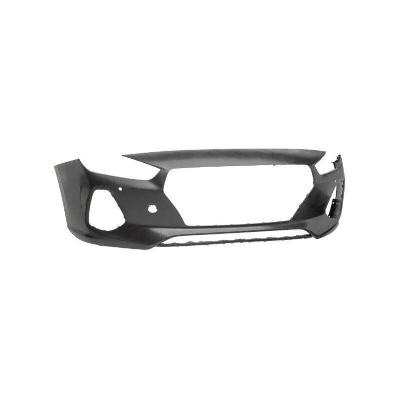 Pare-choc avant noir ou à peindre avec 2 trous radars Hyundai I30 2017-2018