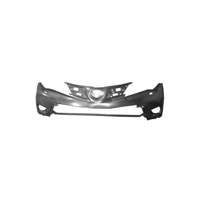 Pare-choc avant supérieur à peindre avec trous lave-phares Toyota Rav4 4 phase 1 2013-2015